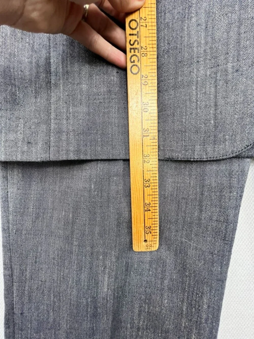 Parkworth Clothes Men's Two-Piece Suit 2 Button Blazer Pleated Pants Sz 42L Gray
